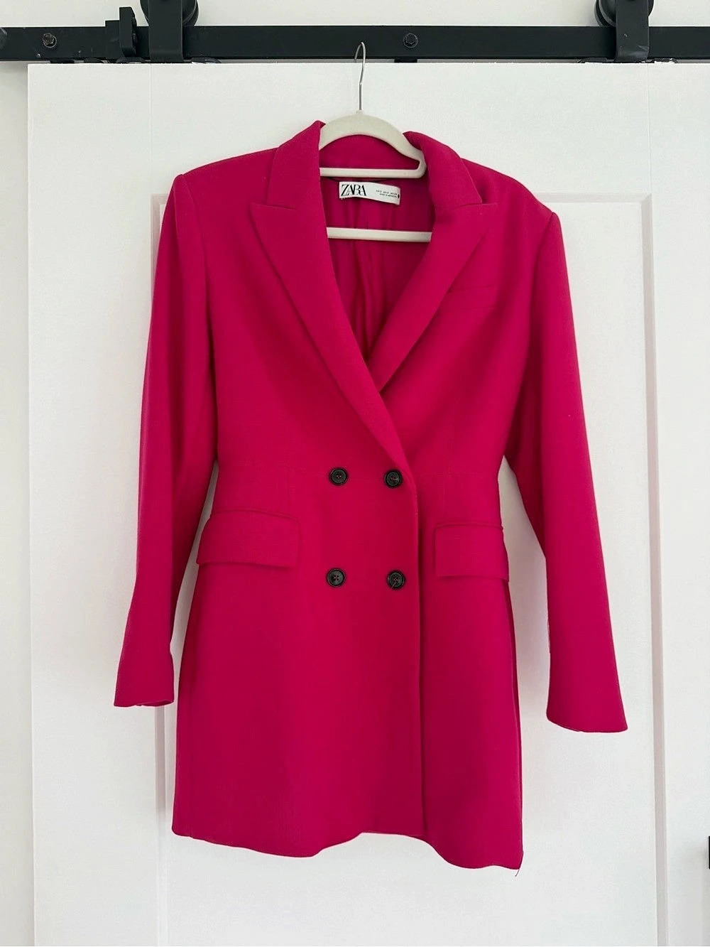 Zara Blazer Dress in Pink Size Small